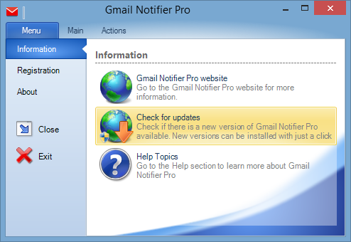 Gmail Notifier Pro updates